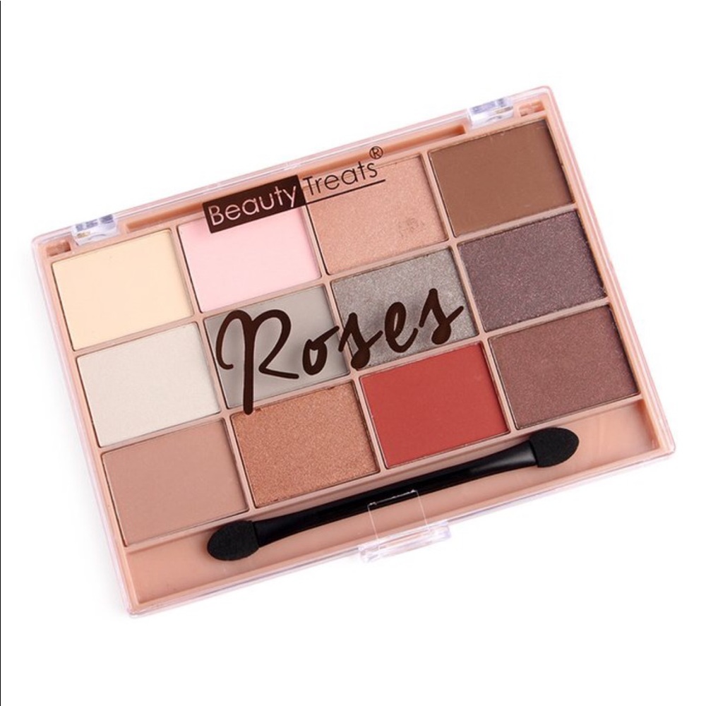 Beauty Treats Metallic & Roses Eyeshadow Pallets